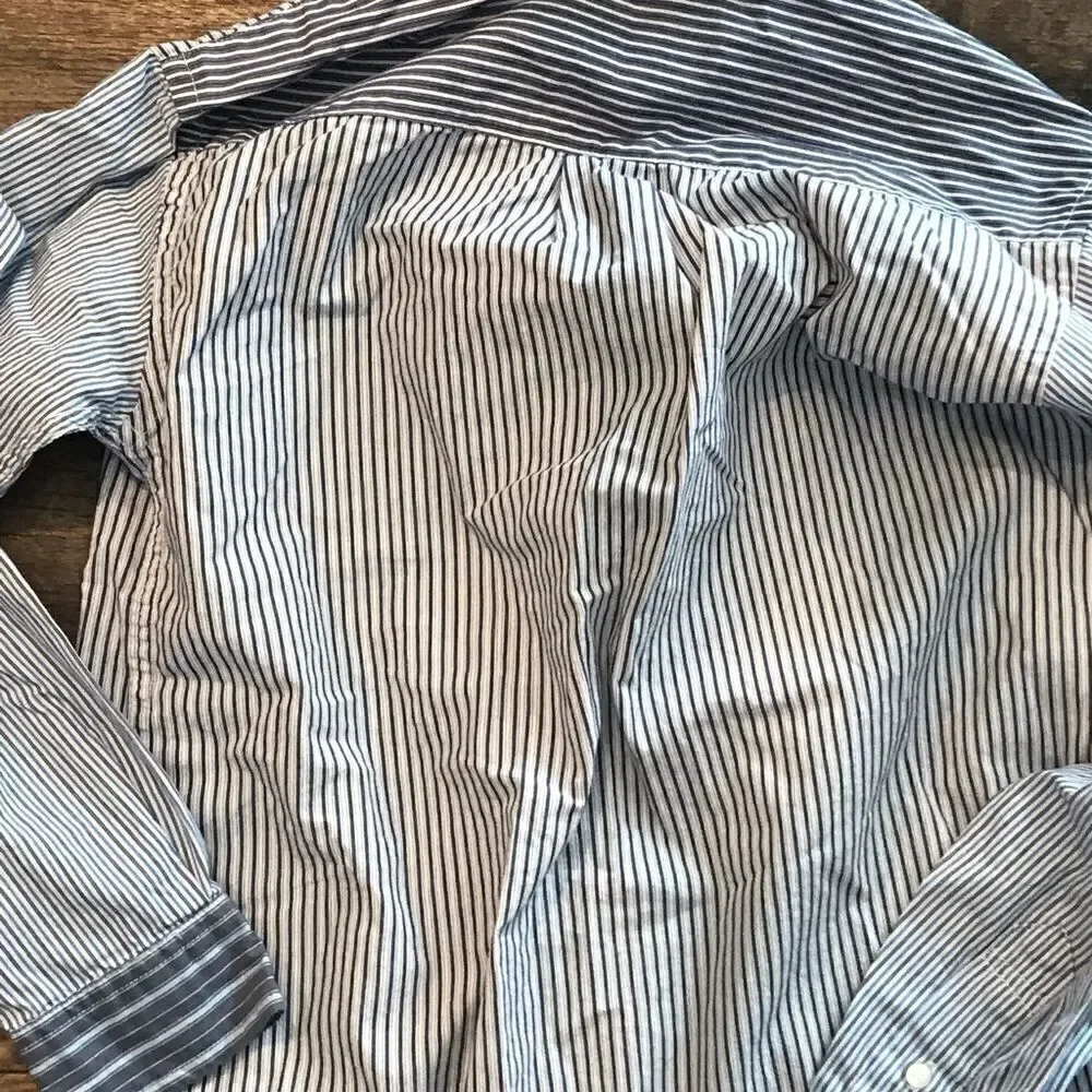 Gap Boys Long Sleeve Blue Dress Shirt Size Large